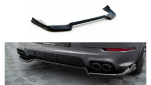 Splitter Porsche Cayenne III Facelift tagumine keskosa