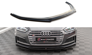 Esi splitter V.1 Audi A5 F5 S-Line - Läikiv must