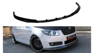Splitter Skoda Fabia II esi Läikiv must