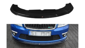 Splitter Skoda Octavia II Facelift RS esi v.2 Läikiv must