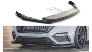Splitter Skoda Octavia IV RS esi v.2 + tiivad Läikiv must