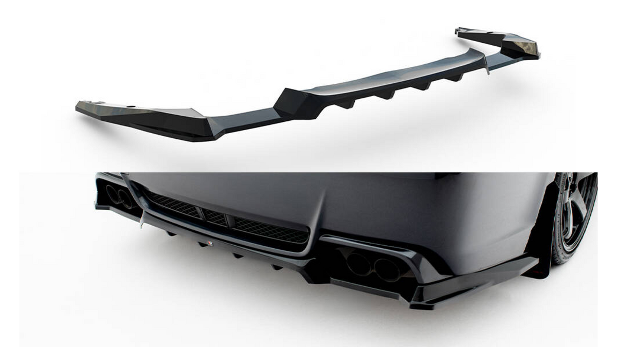 Splitter Subaru Impreza WRX STI Mk3 Facelift tagumine keskosa Difuusoriga