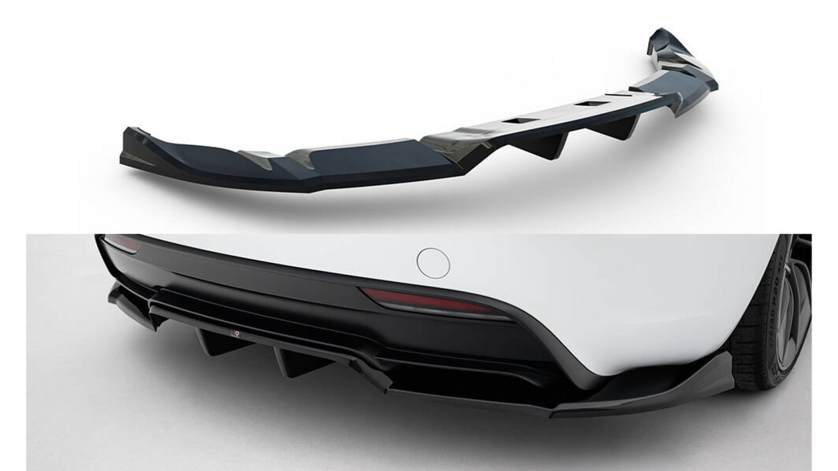 Splitter Tesla Model 3 Performance Mk1 Facelift tagumine keskosa Difuusoriga v.1