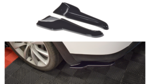 Splitter Tesla Model X tagumine külje v.2 Läikiv must