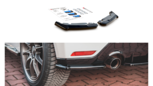 Splitter Toyota GR Yaris IV tagumine külje v.1 Läikiv must