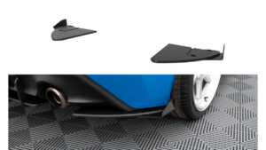 Splitter Toyota GR86 tagumine külje Street Pro v.1 must-punane + läikivad Tiivad