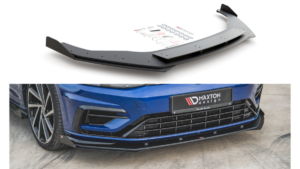 Splitter Volkswagen Golf 7 Facelift R esi Racing Durability + Tiivad must-punane