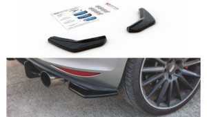 Splitter Volkswagen Golf 7 GTI tagumine külje v.2 Läikiv must