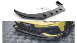 Splitter Volkswagen Golf 8 GTI Clubsport esi Racing Durability + Tiivad must-punane