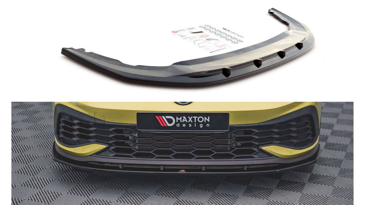 Splitter Volkswagen Golf 8 GTI Clubsport esi v.4 Läikiv must