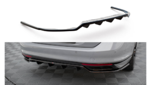 Splitter Volkswagen Passat B8 Facelift R-Line tagumine keskosa Difuusoriga