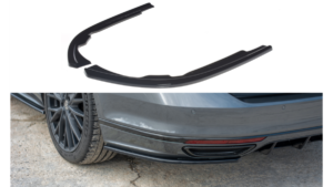 Splitter Volkswagen Passat B8 R-Line tagumine külje Läikiv must