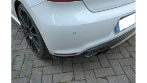 Splitter Volkswagen Polo V R WRC tagumine külje Läikiv must