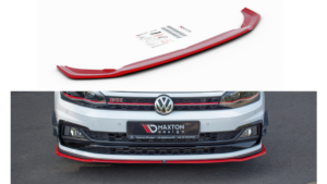 Splitter Volkswagen Polo VI GTI esi v.2 punane