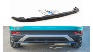 Splitter Volkswagen T-Cross tagumine keskosa Läikiv must