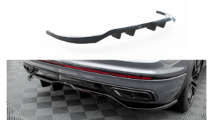 Splitter Volkswagen Tiguan II Facelift Allspace R-Line tagumine keskosa Difuusoriga