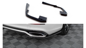 Splitter Volvo S60 III R-Design tagumine külje Läikiv must