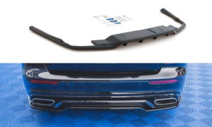 Splitter Volvo S60 III R-Design tagumine keskosa Difuusoriga Läikiv must