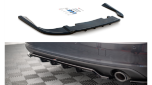 Splitter Volvo V90 II tagumine keskosa Difuusoriga v.1 Läikiv must