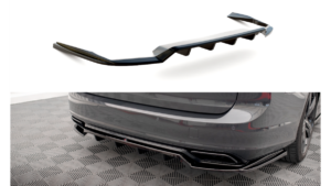 Splitter Volvo V90 S90 R-Design II tagumine keskosa Difuusoriga Läikiv must