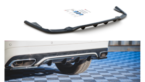 Splitter Volvo XC60 II R-Design tagumine keskosa Difuusoriga Läikiv must