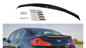 Spoiler Infiniti G37 tagumine Läikiv must