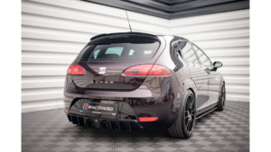 Spoiler Seat Leon II Cupra FR Facelift tagumine Läikiv must