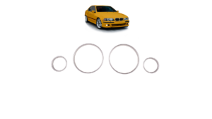 Spidomeetri rõngad kroom sobib BMW 5 (E39) Sedan Touring 1995-2003