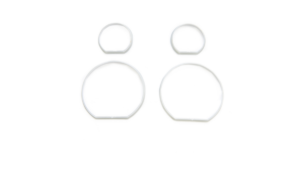 Sport Dashboard Rings hõbedane sobib BMW 3 (E46) Sedan Touring Compact Convertible Coupe 1998-2006