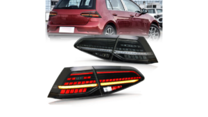 Tuled Volkswagen Golf 7 tagumine must Smoked Sequential