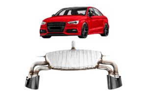 Väljalaskesüsteemi lõpupütt  sobib AUDI A3 (8V) Saloon 2017-2019