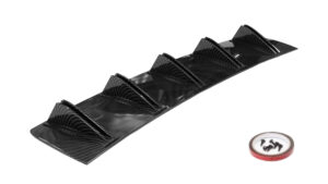 Universaal Auto tagumine stange Difuusor must Carbon Look