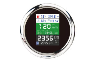 Depo Näidik 85mm Volt, Õlirõhk, Õlitemperatuur, Kütus Level, RPM, Mootoripuhastusvahend Hour, GPS Kiirus Tacho