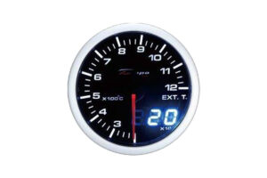 Depo Näidik kahekordne 52mm - Heitgaasi temperatuur