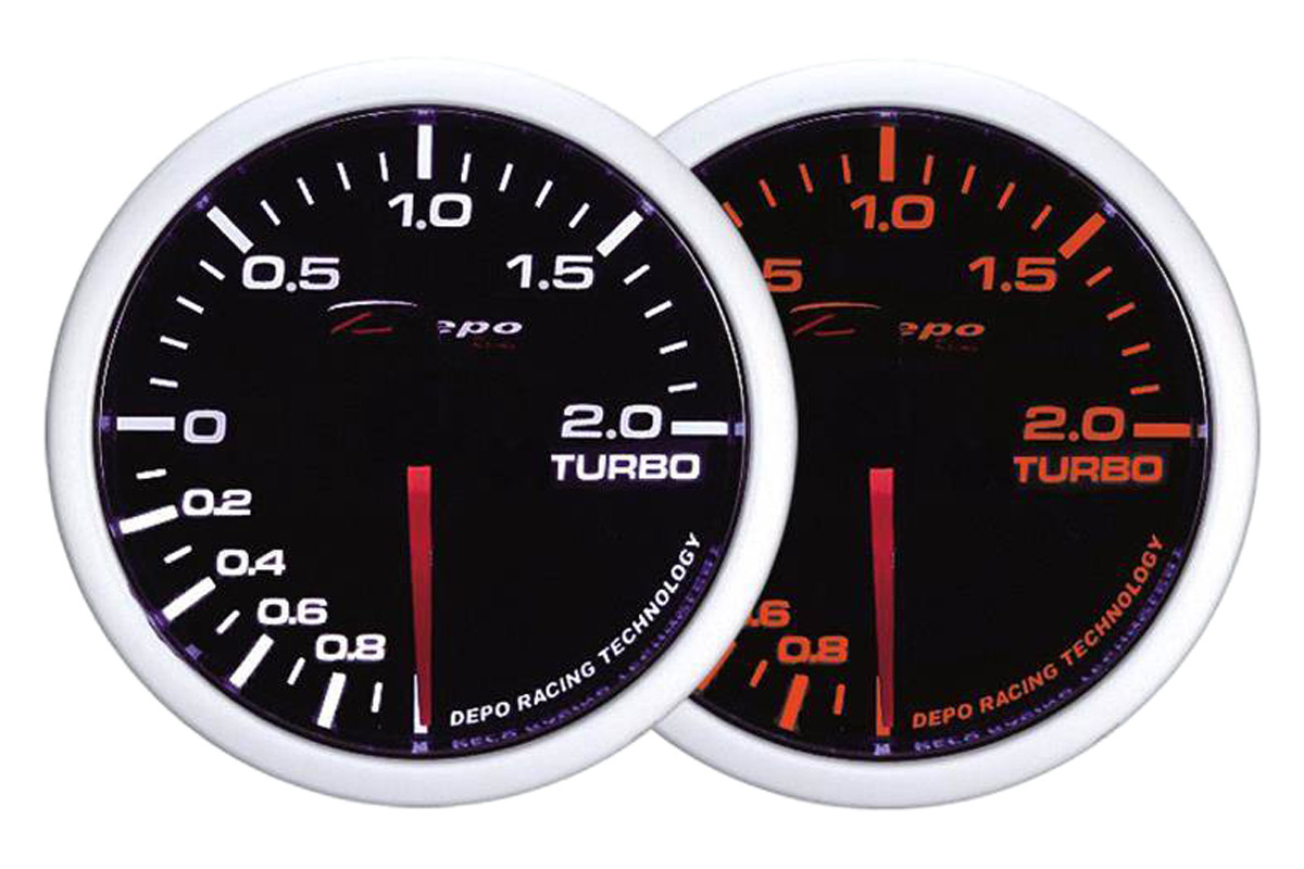 Depo Näidik WA 60mm - Turbo Elektriline -1 kuni 2 BAR