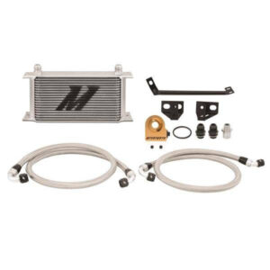 Mishimoto oil cooler kit Ford Mustang EcoBoost Thermostatic 2015-2017 hõbedane