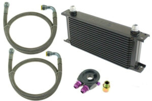 TurboWorks Õlijahuti Komplekt 19-realine 260x150x50 AN8 must