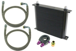 TurboWorks Õlijahuti Komplekt 25-realine 260x195x50 AN10 must