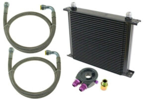 TurboWorks Õlijahuti Komplekt 30-realine 260x235x50 AN8 must