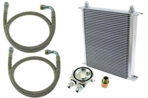 TurboWorks Õlijahuti Komplekt 40-realine 260x315x50 AN10 hõbedane