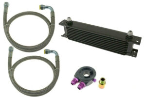 TurboWorks Õlijahuti Komplekt 7-realine 260x50x50 AN8 must