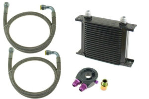 TurboWorks Õlijahuti Komplekt Slim 16-realine 140x125x50 AN8 must