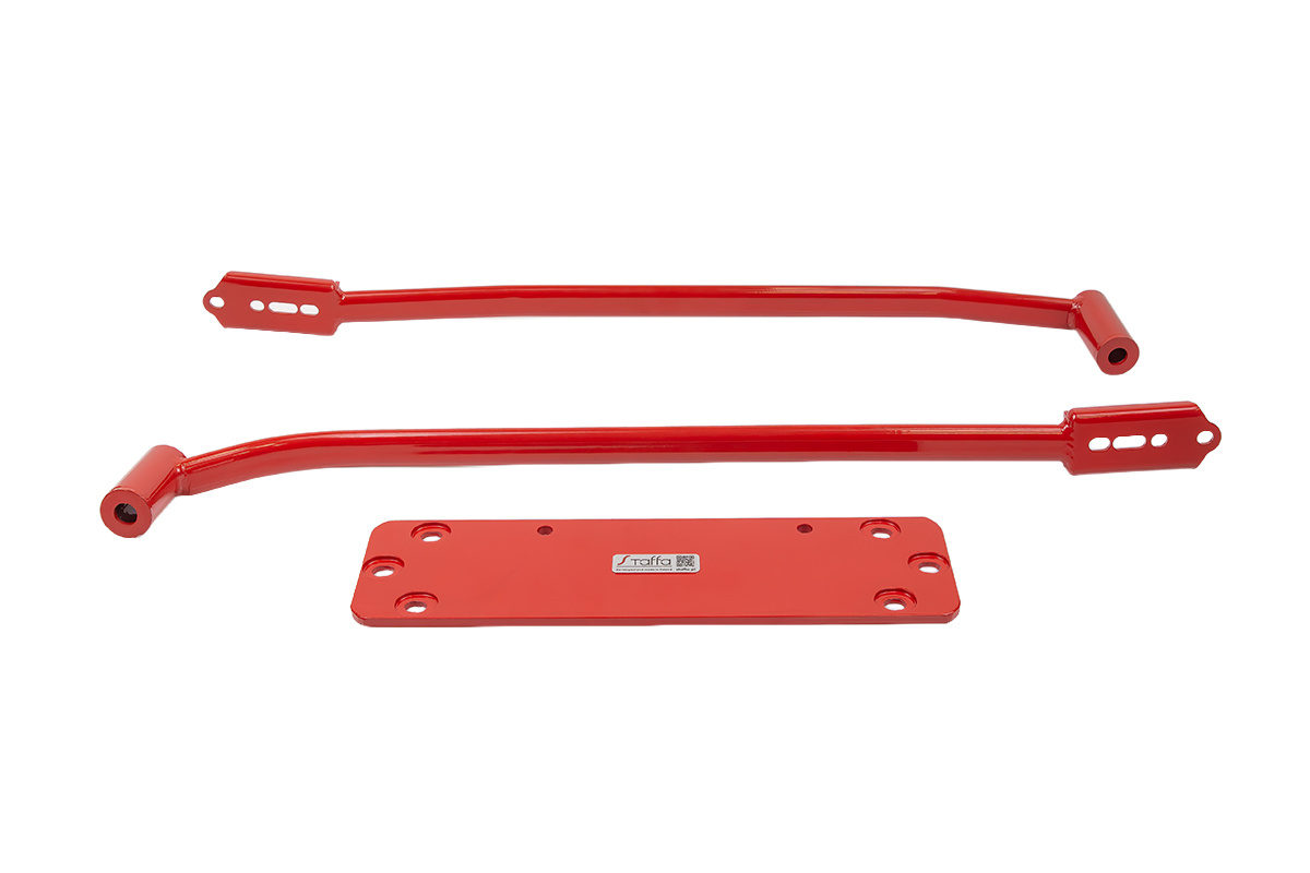 Strut bar Komplekt BMW 1 F20 F21 2 F22 F23 3 F30 F31 F34 F35 4 F32 F33 F36 middle alumine punane Aluminium