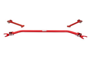 kerepoolne brace Komplekt BMW 3 E46 C-pillar punane alumiinium